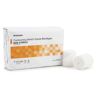 McKesson NonSterile Conforming Bandage, 2 Inch x 4-1/10 Yard, 1 Bag of 12 (General Wound Care) - Img 5