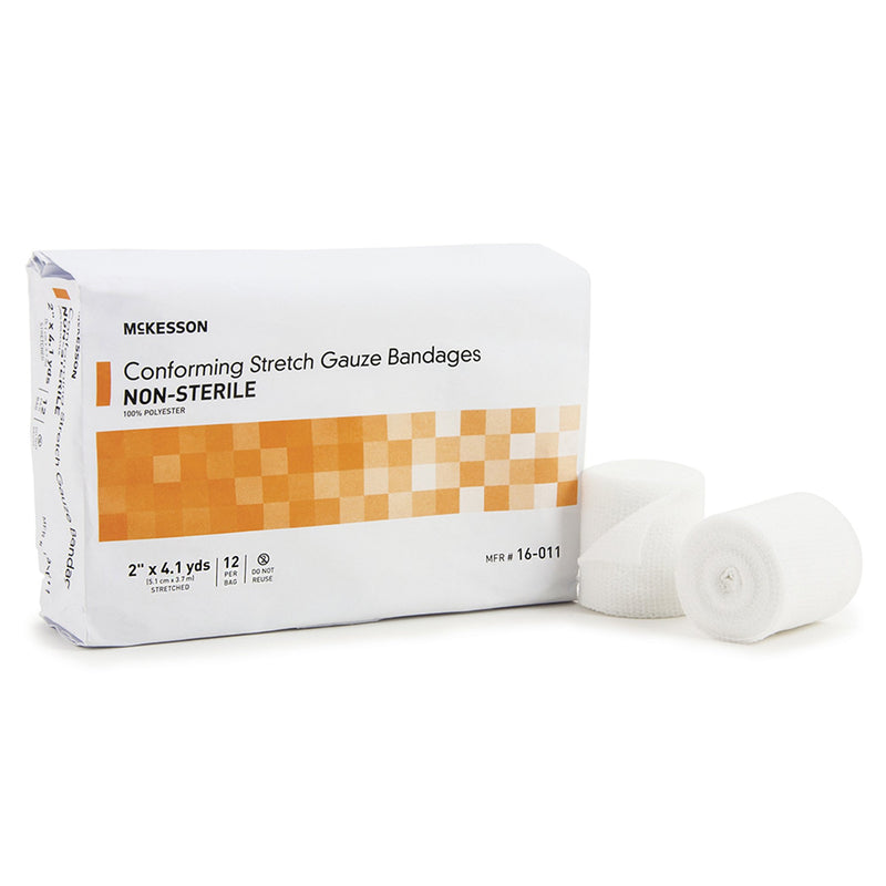 McKesson NonSterile Conforming Bandage, 2 Inch x 4-1/10 Yard, 1 Bag of 12 (General Wound Care) - Img 5
