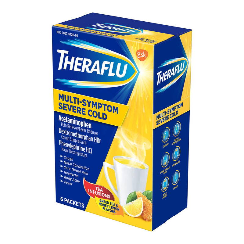 THERAFLU, PDR PKT MULTI SYMPTON SEVERE CLD W/LIPTON (6/BX) (Over the Counter) - Img 3