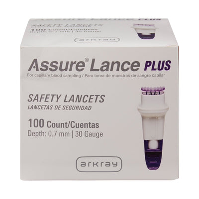 Assure® Lance Plus Safety Lancet, 1 Case of 2400 (Diabetes Monitoring) - Img 1