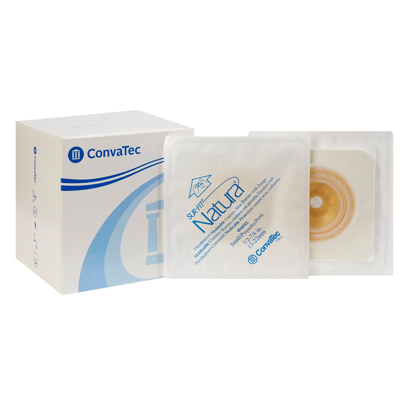 Sur-Fit Natura® Durahesive® Ostomy Barrier With ½-7/8 Inch Stoma Opening, 1 Box of 10 (Barriers) - Img 1