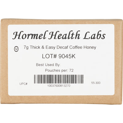 Thick & Easy® Honey Consistency Coffee Thickened Decaffeinated Beverage, 7-gram Packet, 1 Case of 72 (Nutritionals) - Img 5