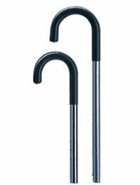 Carex® Round Cane, Aluminum, 29 - 38 in., Adjustable, Silver, 1 Each (Mobility) - Img 1