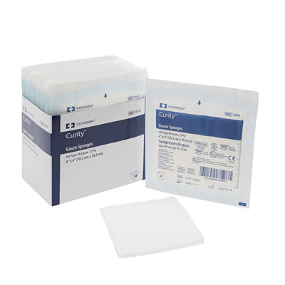 Curity™ Sterile USP Type VII Gauze Sponge, 4 x 4 Inch, 1 Pack (General Wound Care) - Img 1