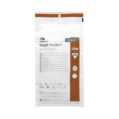 Biogel® NeoDerm® Polyisoprene Surgical Glove, Size 7, Light Brown, 1 Box of 50 () - Img 1