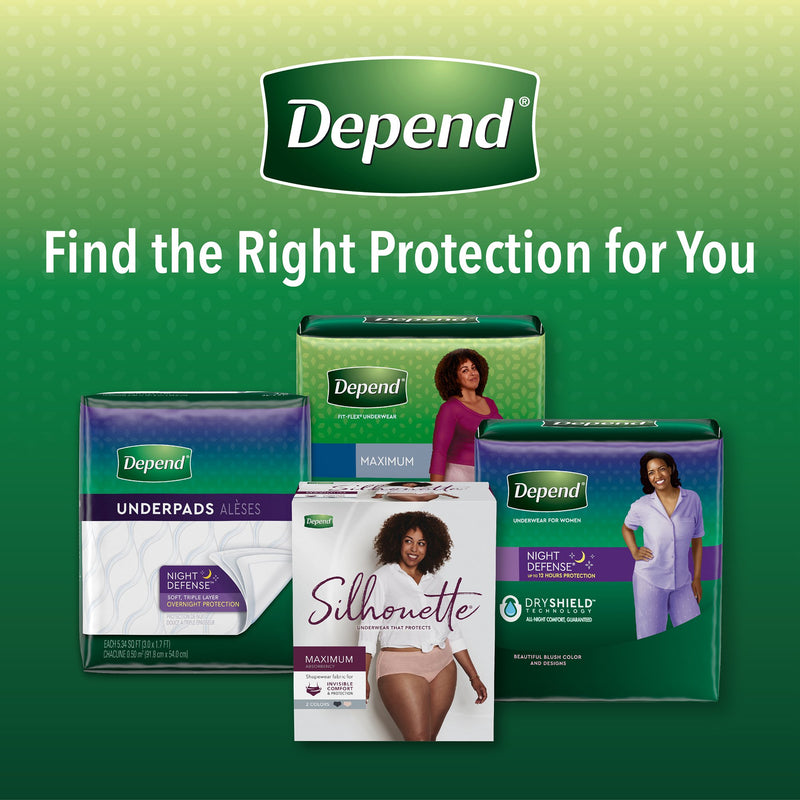 Depend FIT-FLEX Absorbent Underwear, Women&