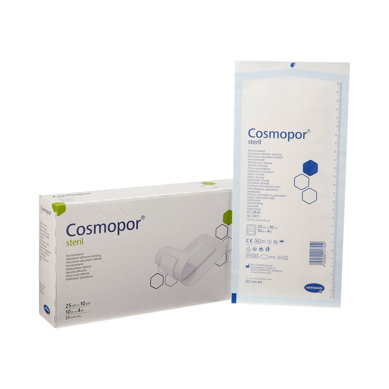 Cosmopor® Adhesive Dressing, 4 x 10 Inch, 1 Box of 25 (General Wound Care) - Img 1