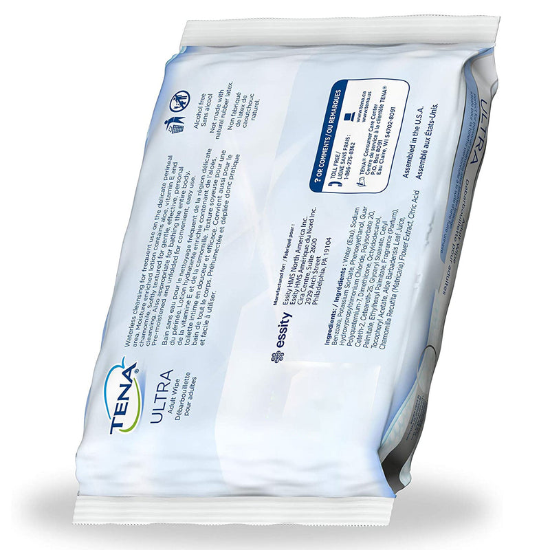 Tena UltraFlush Flushable Personal Wipes, 1 Pack of 48 (Skin Care) - Img 3