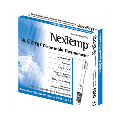 NexTemp® Oral / Axillary, 1 Box of 100 (Thermometers) - Img 1