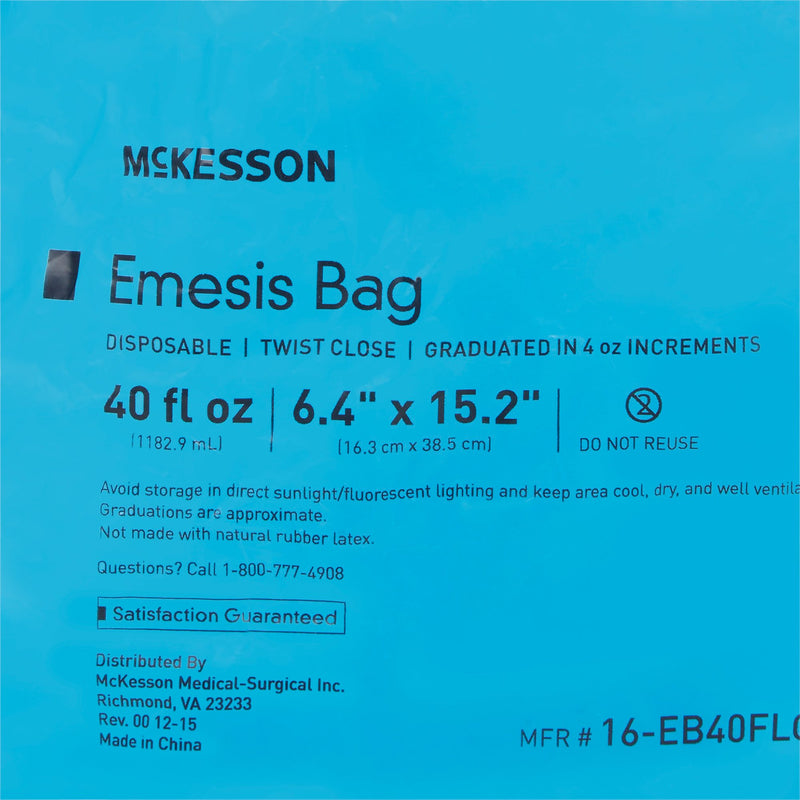 McKesson Emesis Bag, 1 Case of 100 (Bags) - Img 7