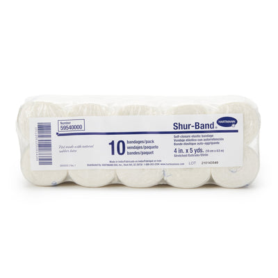 Shur-Band® LF Single Hook and Loop Closure Elastic Bandage, 4 Inch x 5 Yard, 1 Roll (General Wound Care) - Img 3