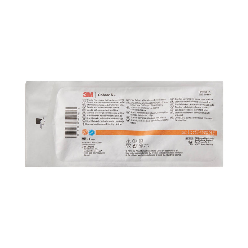 3M™ Coban™ LF Self-adherent Closure Cohesive Bandage, 6 Inch x 5 Yard, 1 Case of 12 (General Wound Care) - Img 4