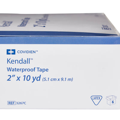 Kendall™ Cloth Medical Tape, 2 Inch x 10 Yard, White, 1 Case of 72 (General Wound Care) - Img 5