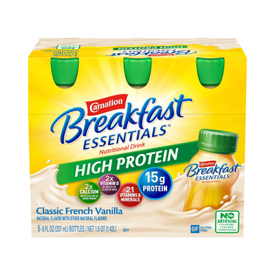 Carnation Breakfast Essentials® High Protein Vanilla Oral Supplement, 8 oz. Bottle, 1 Case of 24 (Nutritionals) - Img 5