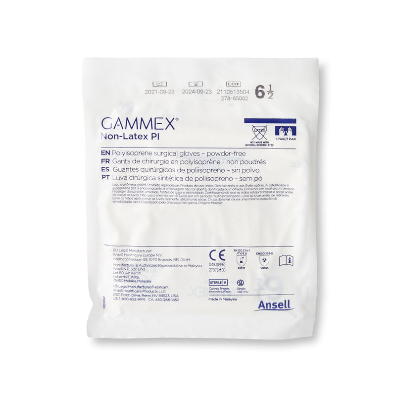 Gammex® Non-Latex PI Polyisoprene Surgical Glove, Size 6.5, White, 1 Case of 200 () - Img 3