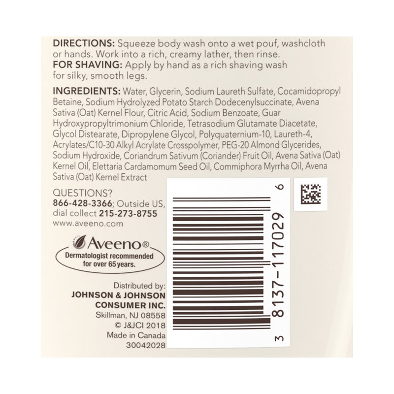 Aveeno® Skin Relief Body Wash, 12 oz. Bottle, 1 Each (Skin Care) - Img 3