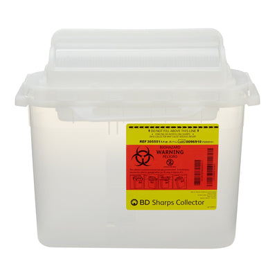 BD™ Sharps Container, 5.4 Quart, 12 x 12 x 4-4/5 Inch, 1 Case of 20 () - Img 1