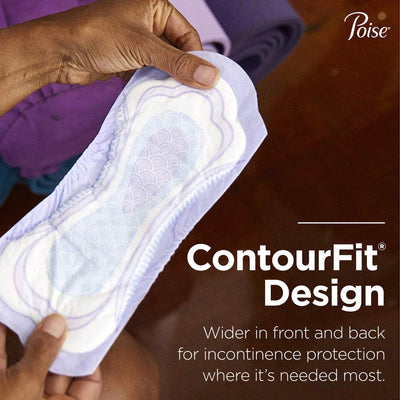 Poise® Moderate Bladder Control Pad, Regular Length, 1 Case of 132 () - Img 10