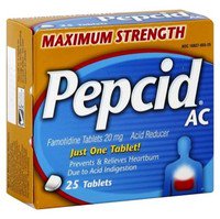 PEPCID AC, TAB MAX STRENGTH 25(36BT/CS) J&JOTC (Over the Counter) - Img 1