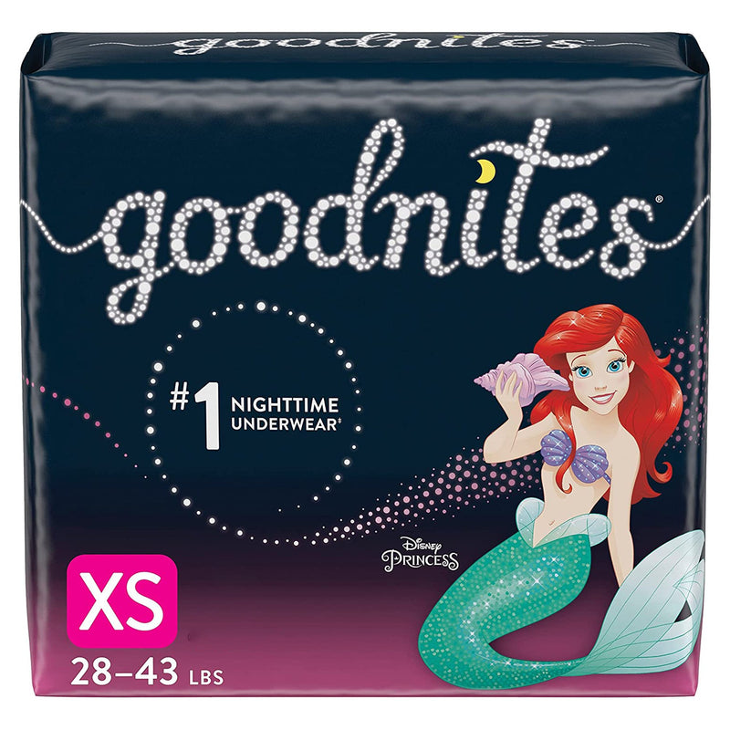 Goodnites® Girls Heavy Absorbency Nighttime Underwear, X-Small, 1 Pack of 22 () - Img 1