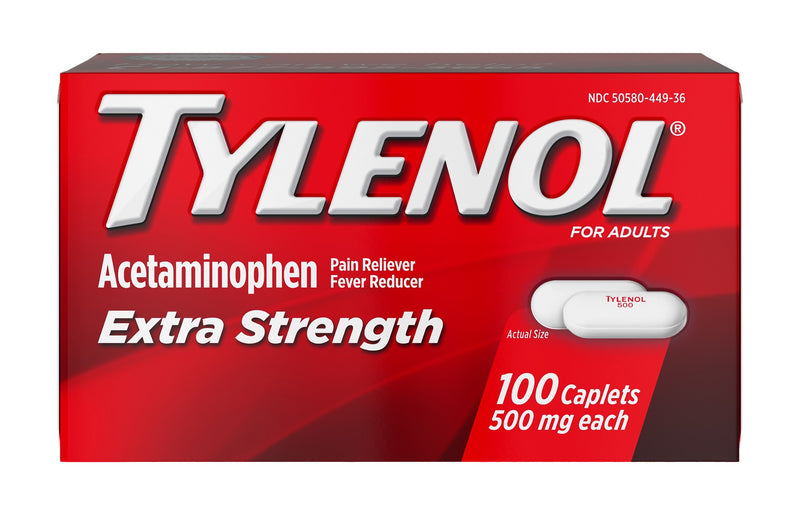 Tylenol® Extra Strength Acetaminophen Pain Relief, 1 Case of 48 (Over the Counter) - Img 3