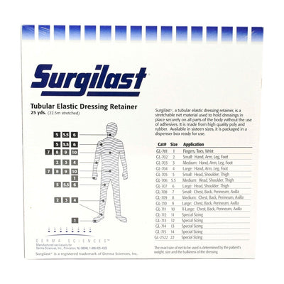 Surgilast® Elastic Net Retainer Dressing, Size 7, 25 Yard, 1 Box (General Wound Care) - Img 4