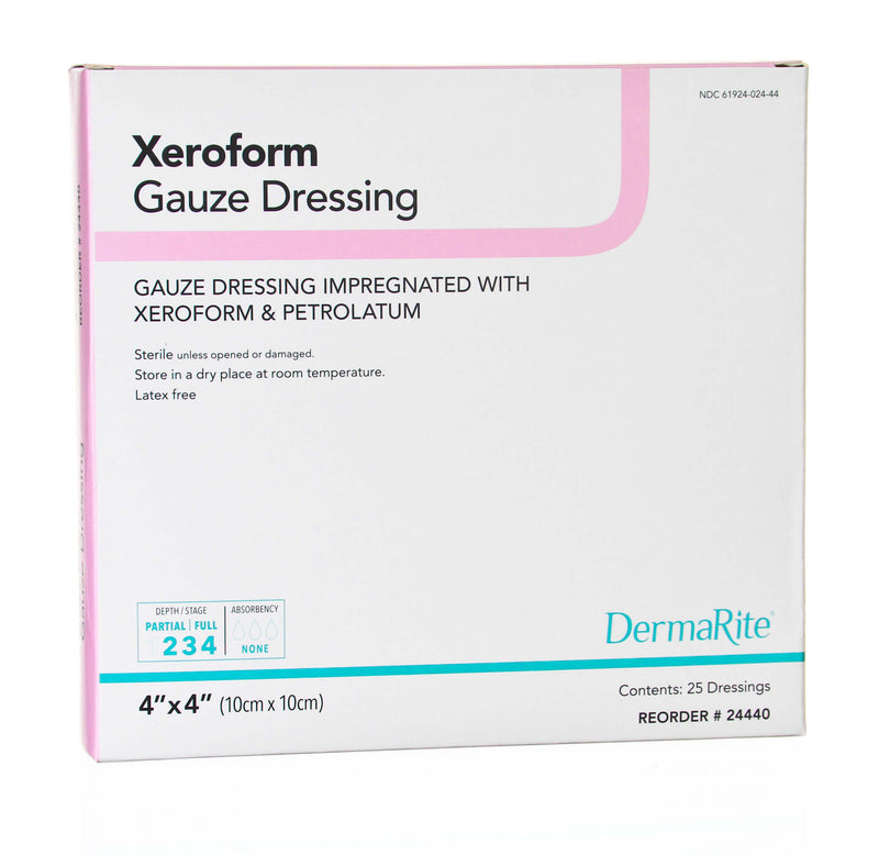 Xeroform™ Xeroform Petrolatum Impregnated Dressing, 4 x 4 Inch, 1 Each (Advanced Wound Care) - Img 1