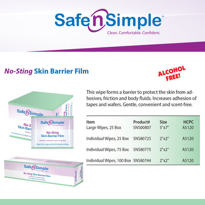 Safe n Simple™ Barrier Wipe, 1 Case of 10000 (Skin Care) - Img 7