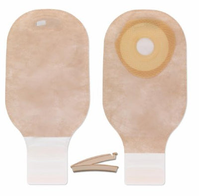 Premier™ One-Piece Drainable Transparent Filtered Colostomy Pouch, 12 Inch Length, 1-3/8 Inch Stoma, 1 Box of 10 (Ostomy Pouches) - Img 1