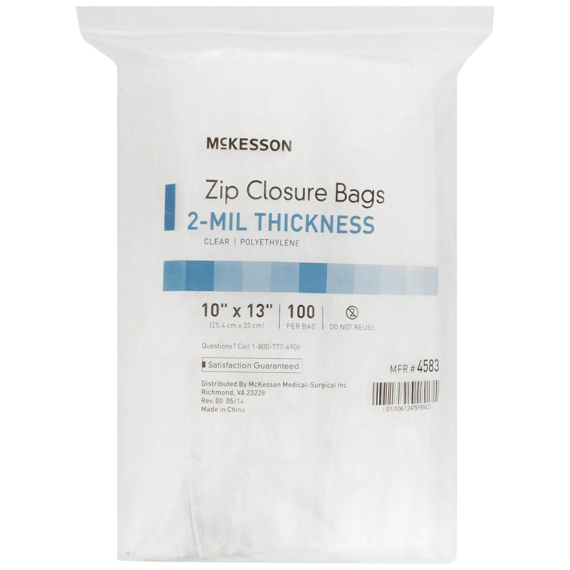 McKesson Zip Closure Bag, 10 X 13 Inches, 1 Box (Bags) - Img 2