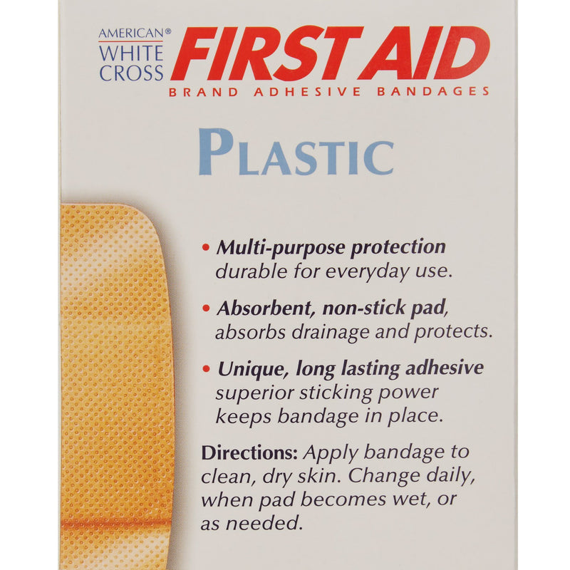 American® White Cross First Aid Adhesive Strip, 2 x 4 Inch, 1 Each (General Wound Care) - Img 4