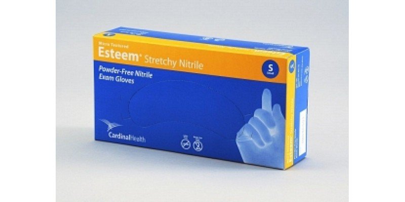 Esteem™ Stretch Nitrile Exam Glove, Medium, Teal, 1 Box of 150 () - Img 1