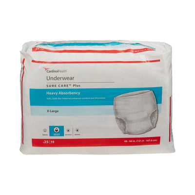 Sure Care™ Plus Heavy Absorbent Underwear, Extra Large, 1 Bag of 25 () - Img 2