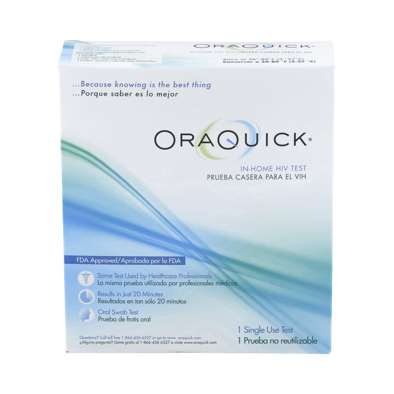 OraQuick® In-Home HIV Home Test Device Rapid Test Kit, 1 Case of 6 (Test Kits) - Img 1