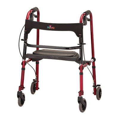 Cruiser De-Light 4 Wheel Rollator, 1 Each (Mobility) - Img 1