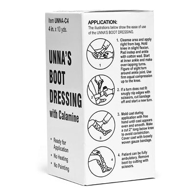 Graham-Field Unna Boot with Calamine, 4 Inch x 10 Yard, 1 Dozen (General Wound Care) - Img 3