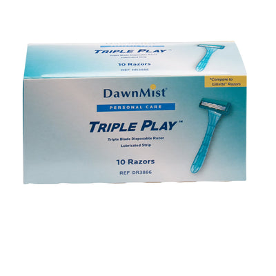 DawnMist Triple Play Facial Razor, Disposable, 1 Case of 500 (Hair Removal) - Img 4