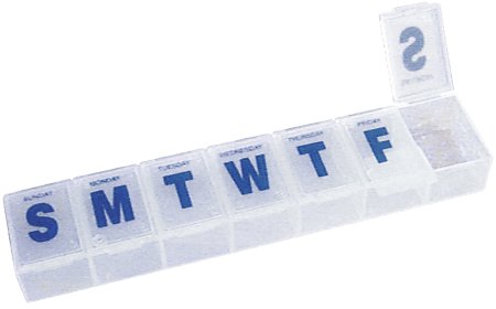 7-Day Pill Organizer, 1 Each (Pharmacy Supplies) - Img 1