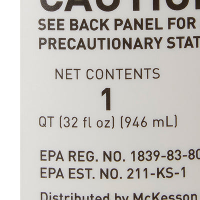 McKesson Pro-Tech Surface Disinfectant Cleaner Alcohol-Based Liquid, Non-Sterile, Floral Scent, 32 oz Bottle, 1 Case of 12 (Cleaners and Disinfectants) - Img 4