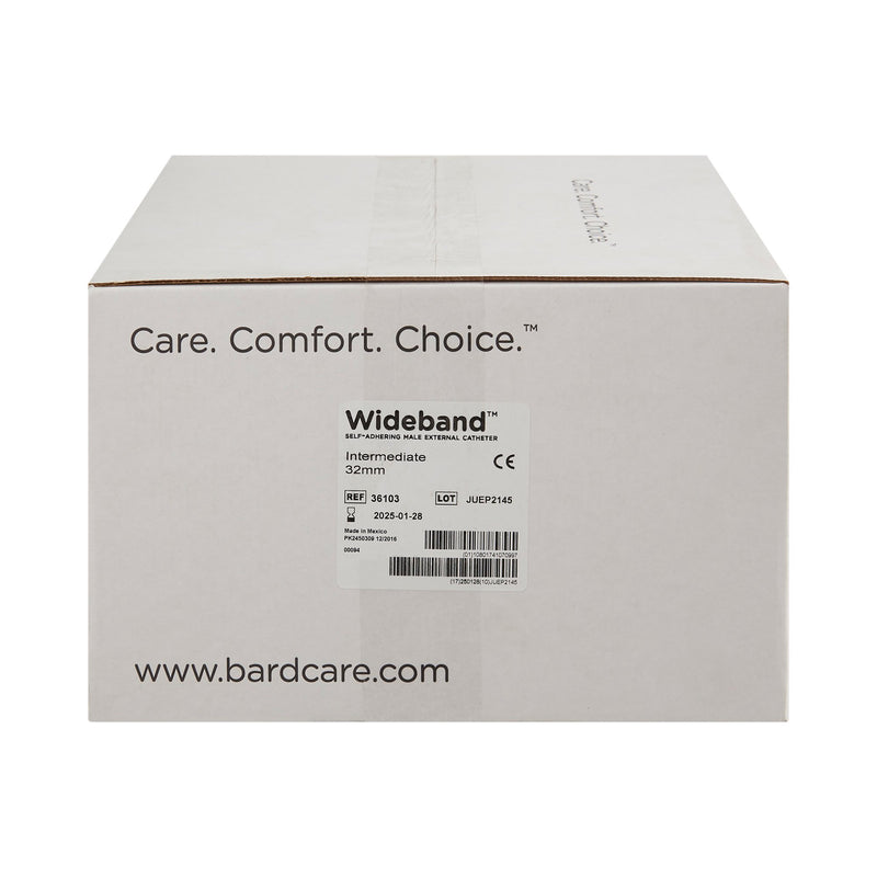 Bard Wide Band® Male External Catheter, Intermediate, 1 Each (Catheters and Sheaths) - Img 3