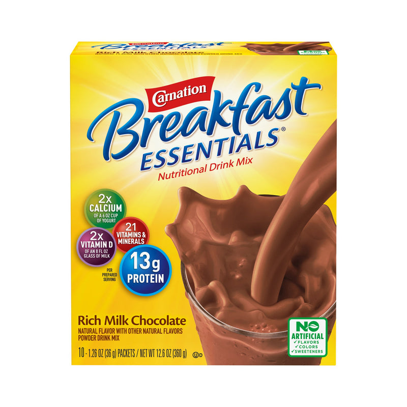 Carnation Breakfast Essentials® Chocolate Oral Supplement, 1.26 oz. Packet, 1 Case of 60 (Nutritionals) - Img 7