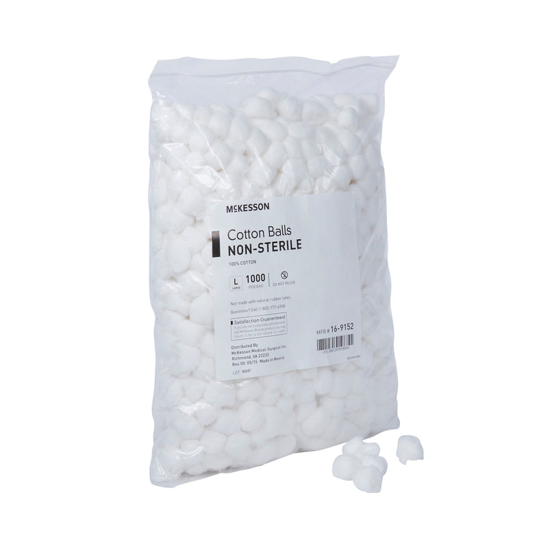 McKesson Cotton Balls, Non-Sterile, White, 1 Bag of 1000 (General Wound Care) - Img 6