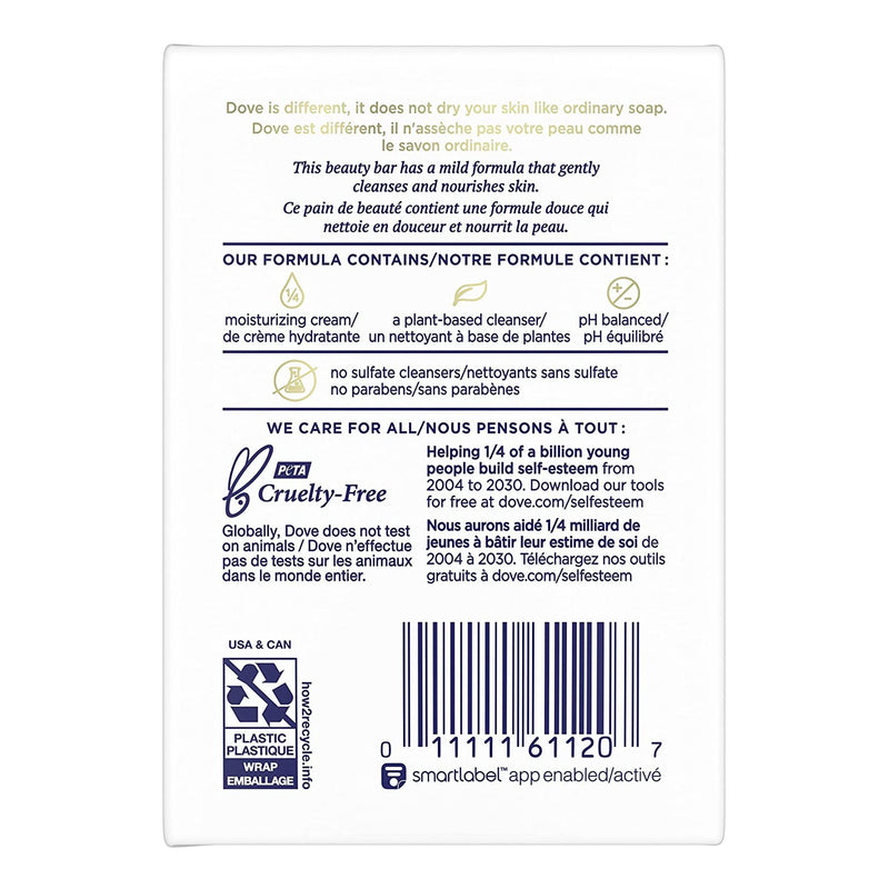 SOAP, DOVE BAR SENSITIVE SKIN UNSCNTD 4.25OZ (2/PK (Skin Care) - Img 2