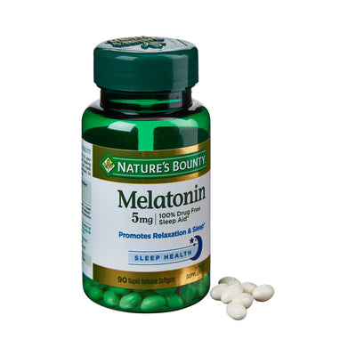 Nature's Bounty® Melatonin Natural Sleep Aid, 1 Bottle (Over the Counter) - Img 1