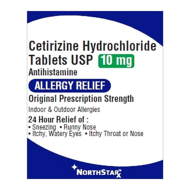 CETIRIZINE HCL, TAB 10MG (30/BT) (Rx) - Img 1