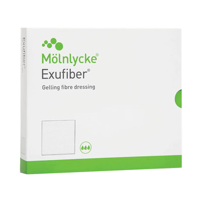 Exufiber® Gelling Fiber Dressing, 2 x 45 Centimeter, 1 Case of 25 (General Wound Care) - Img 2