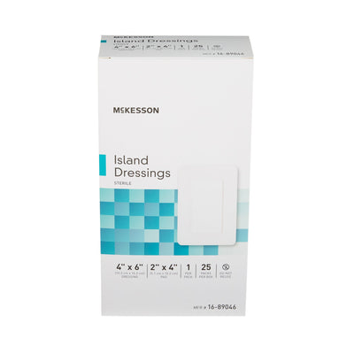 McKesson White Adhesive Dressing, 4 x 6 Inch, 1 Box of 25 (General Wound Care) - Img 5