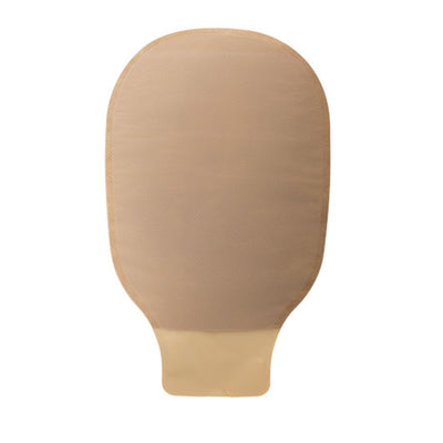 New Image™ Drainable Beige Colostomy Pouch, 9 Inch Length, Mini , 1¾ Inch Flange, 1 Box of 10 (Ostomy Pouches) - Img 3