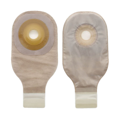 Premier™ One-Piece Drainable Transparent Colostomy Pouch, 12 Inch Length, 1-3/8 Inch Flange, 1 Box of 5 (Ostomy Pouches) - Img 1