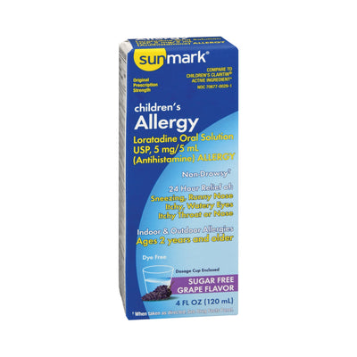 sunmark® Loratadine Children's Allergy Relief, 1 Each (Over the Counter) - Img 1